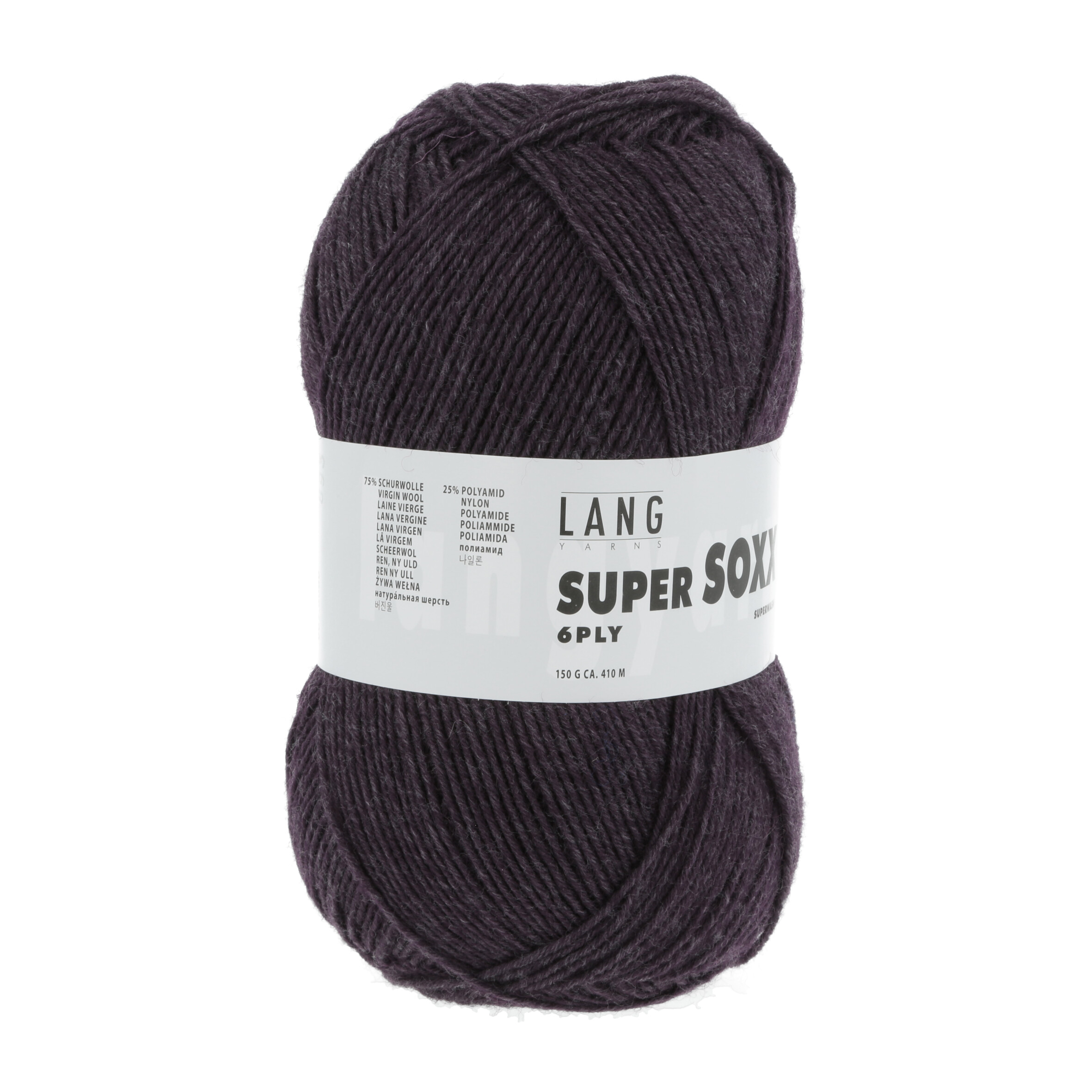 LANG SUPER SOXX 6FACH 150GR 080 VIOLETT LANG SUPER SOXX 6FACH 150GR 080 VIOLETT