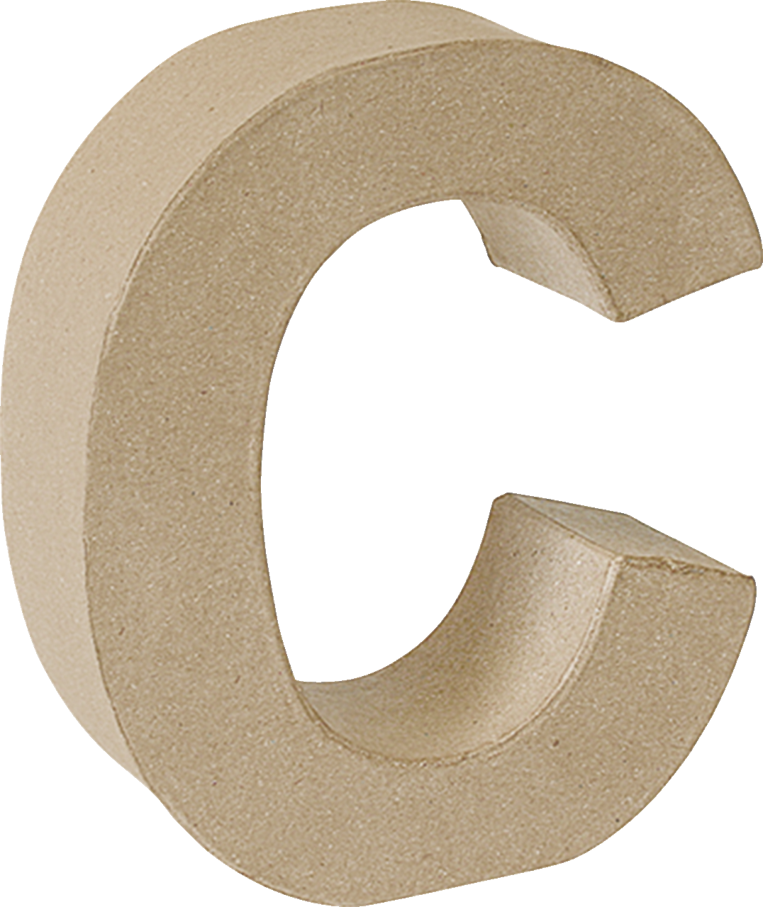 PAPP- BUCHSTABE "C" 3D 16x17,5x5,5CM