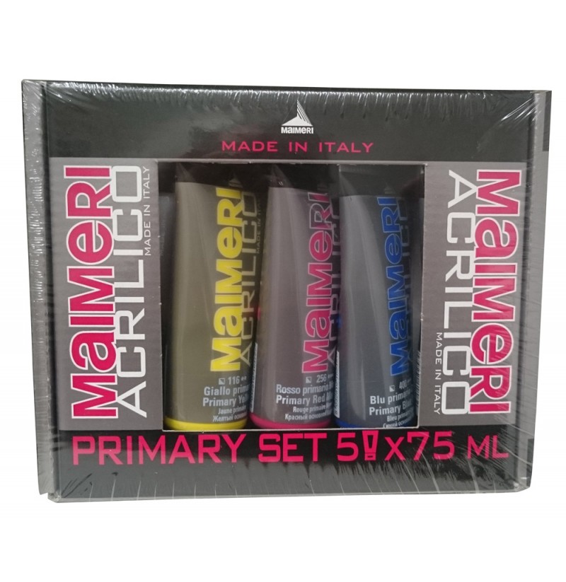 MAIMERI ACRILICO PRIMARY SET 5 x 75ML