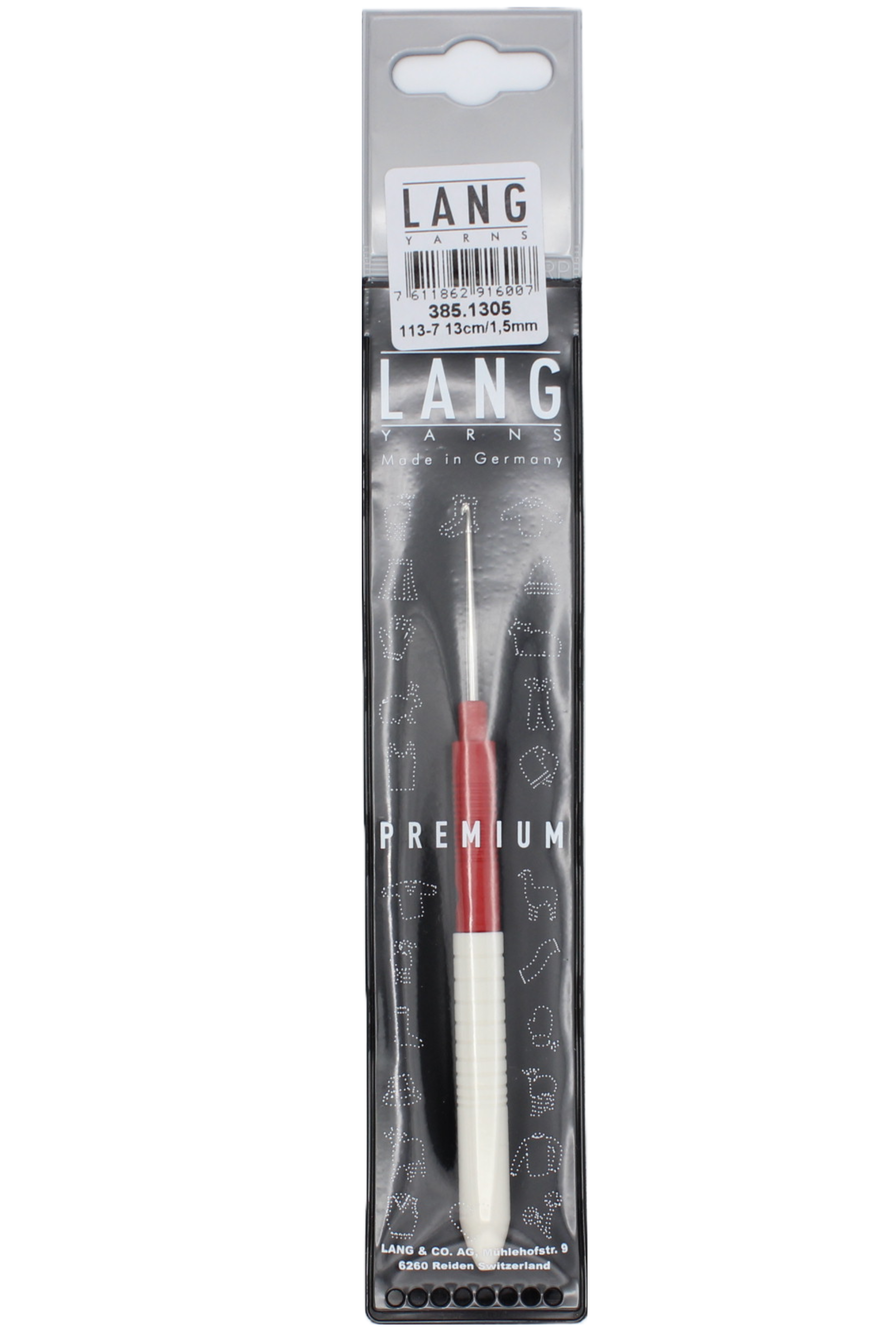 HÄKELNADEL MIT GRIFF 1,5MM 13CM