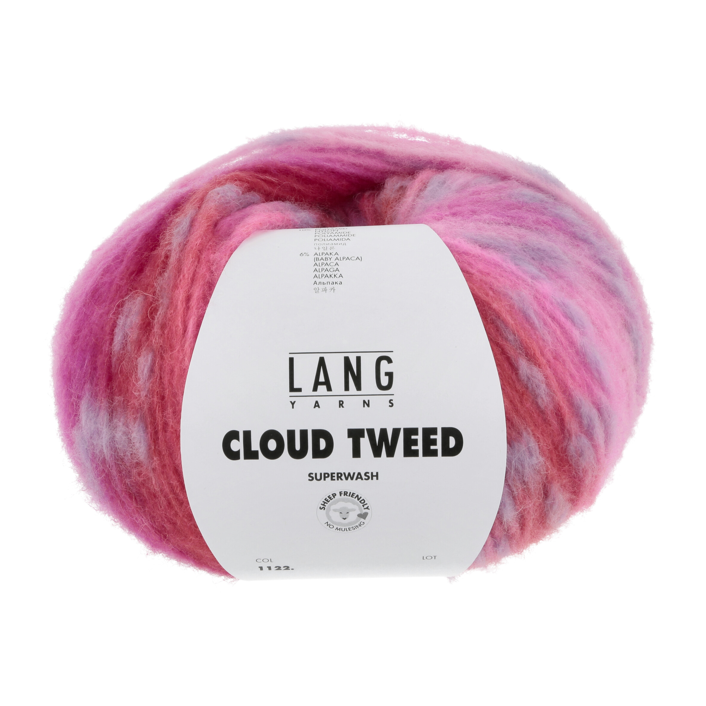 LANG CLOUD TWEED ROSA- PINK 100GR