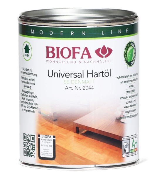 BIOFA 2044 OLIO DURO UNIVERSALE SATINATO 1LT 