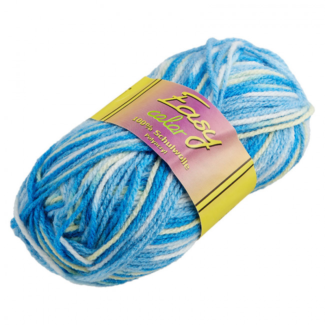 EASY SCHULWOLLE 50GR 1371 BLAU/ HELLBLAU