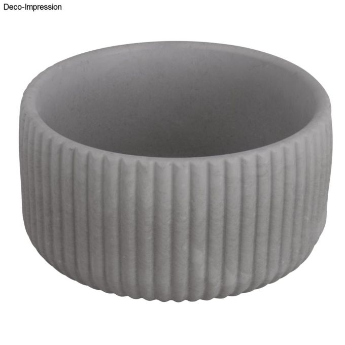 GIEßFORM SCHALE, GERIFFELT Ø 11CM H: 6,5CM