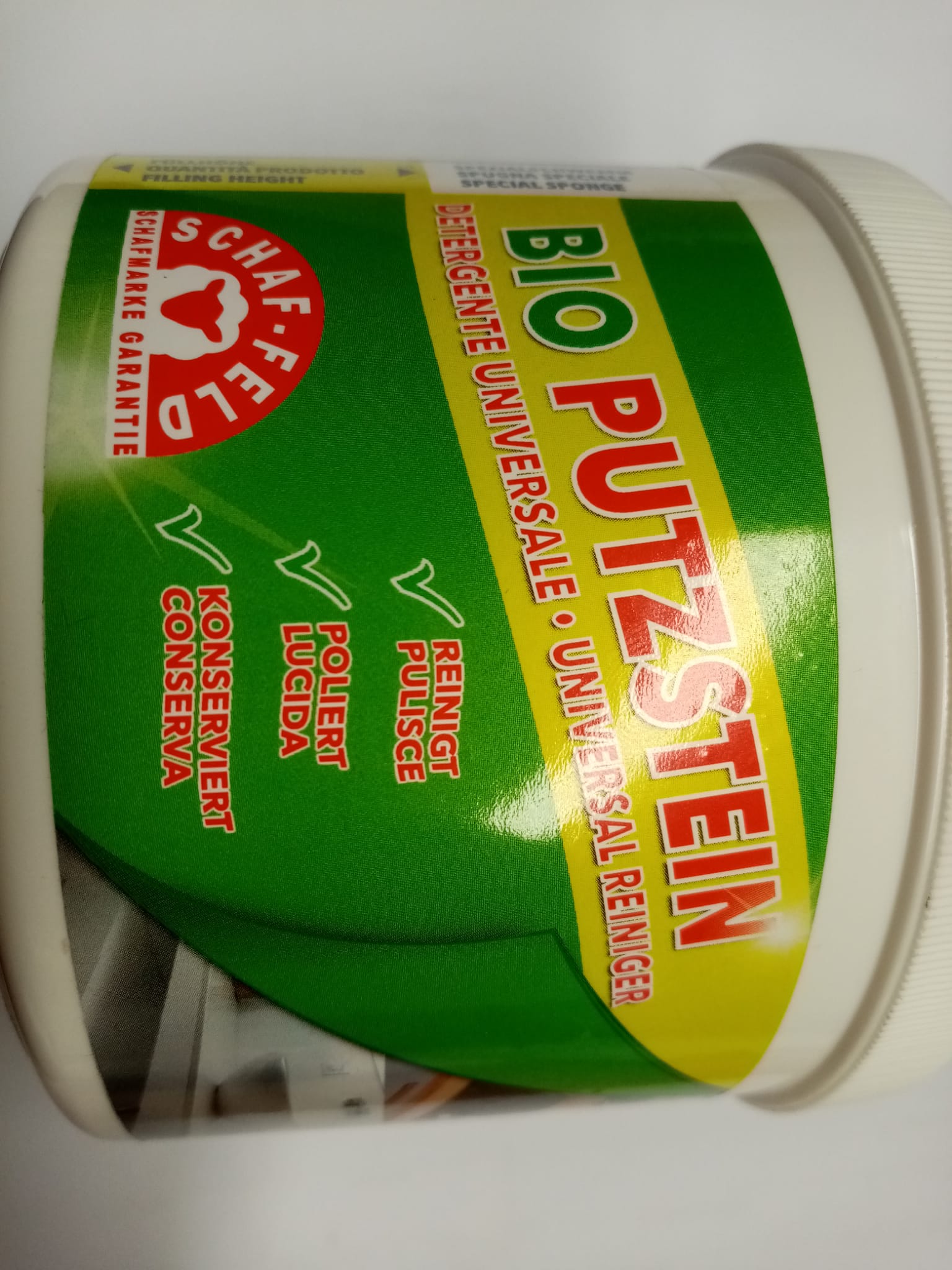 SCHAF-FELD: PIETRA PER PULIZIA BIOLOGICA 400GR.