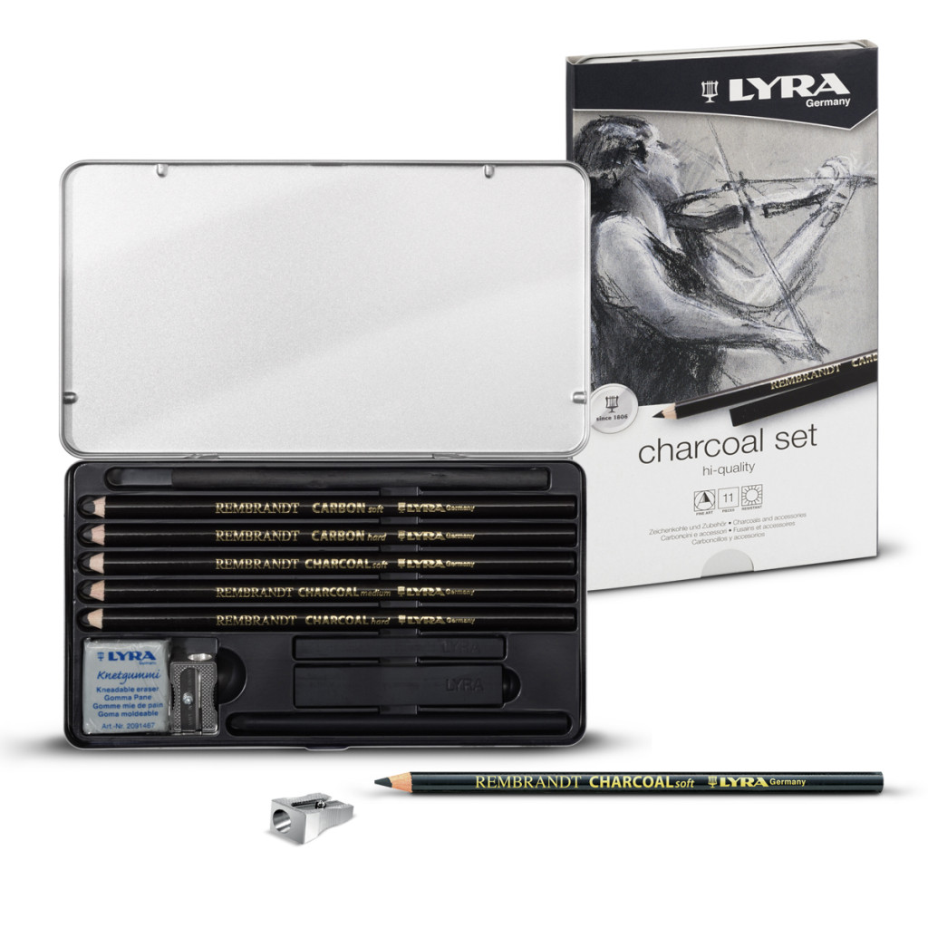 LYRA CHARCOAL SET 11PEZZI