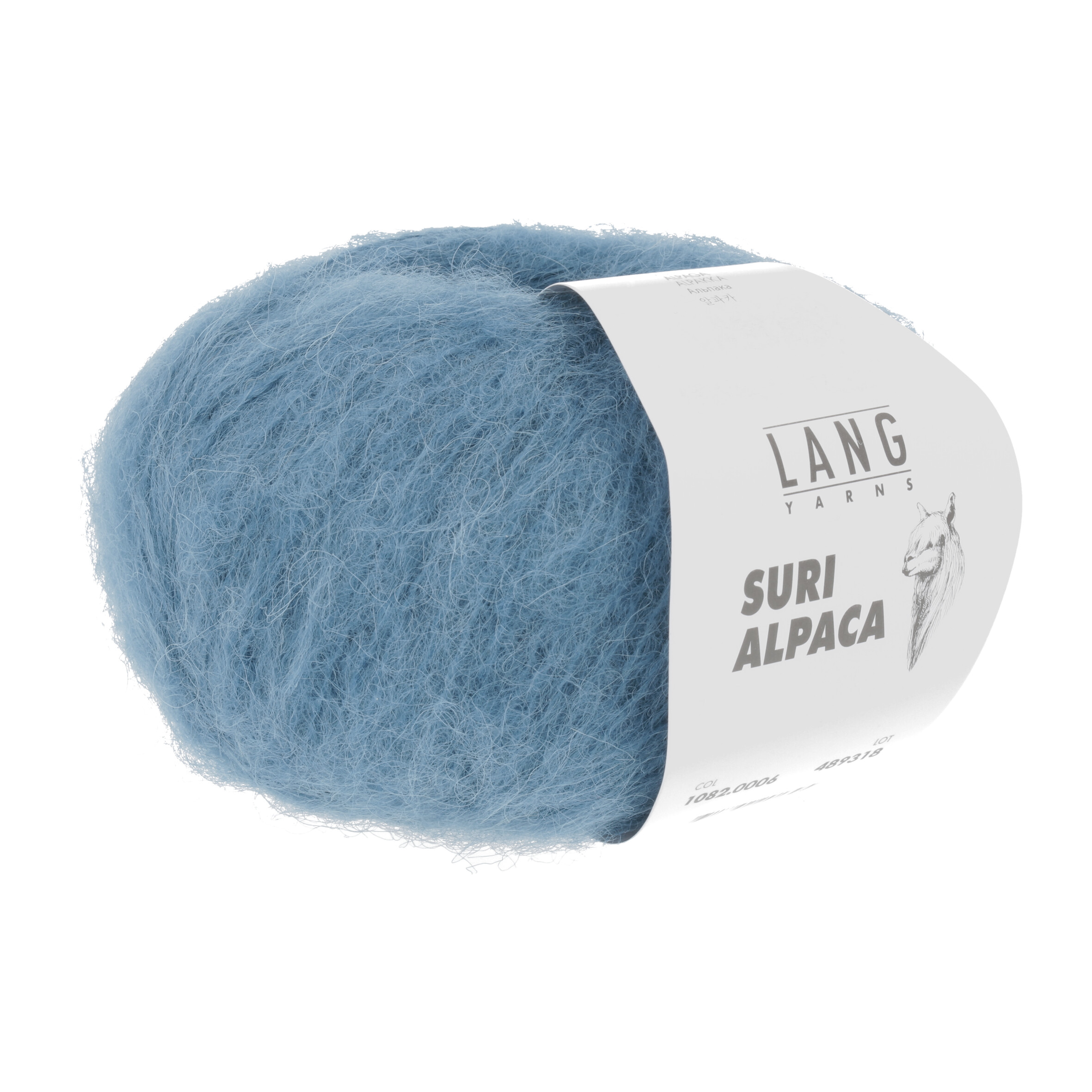 LANG SURI ALPACA 0006 BLAU 25GR