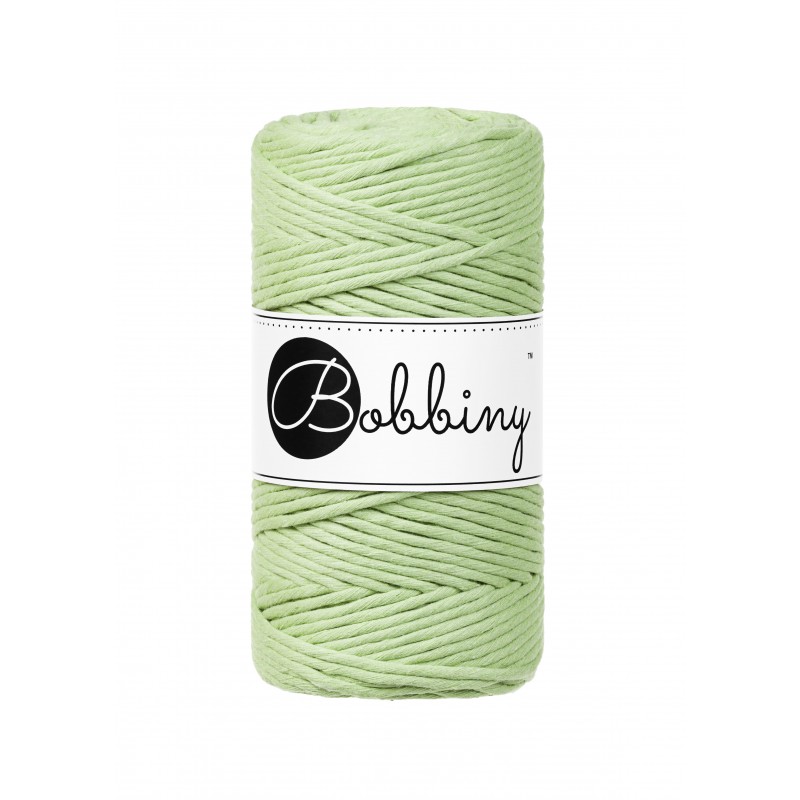 BOBBINY MAKRAMEE CORD 3MM MATCHA  