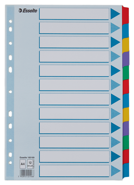 DIVISORI 12 FOGLI A4