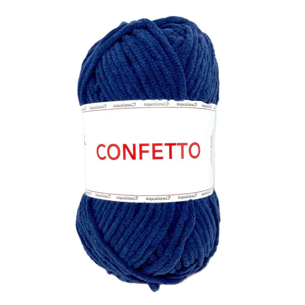 CONFETTO 100GR 25 DUNKELBLAU