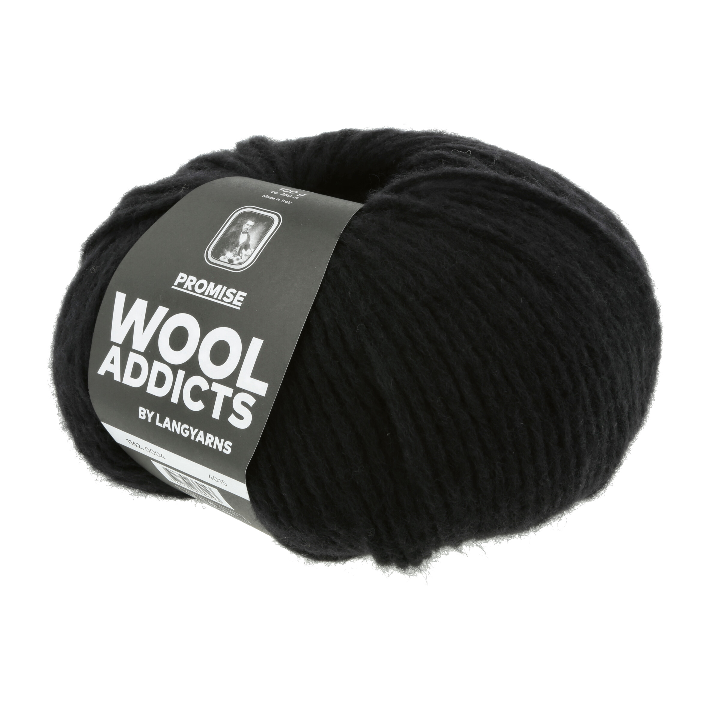 LANG WOOL ADDICTS PROMISE SCHWARZ 100GR