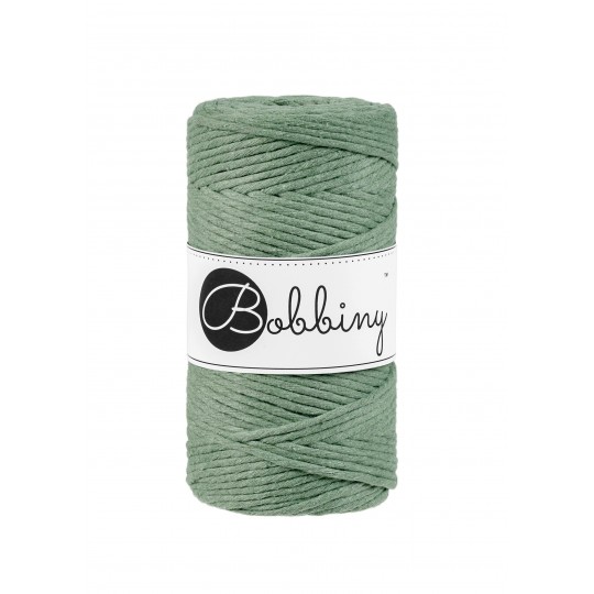 BOBBINY MAKRAMEE CORD 3MM EUKALYPTUS 