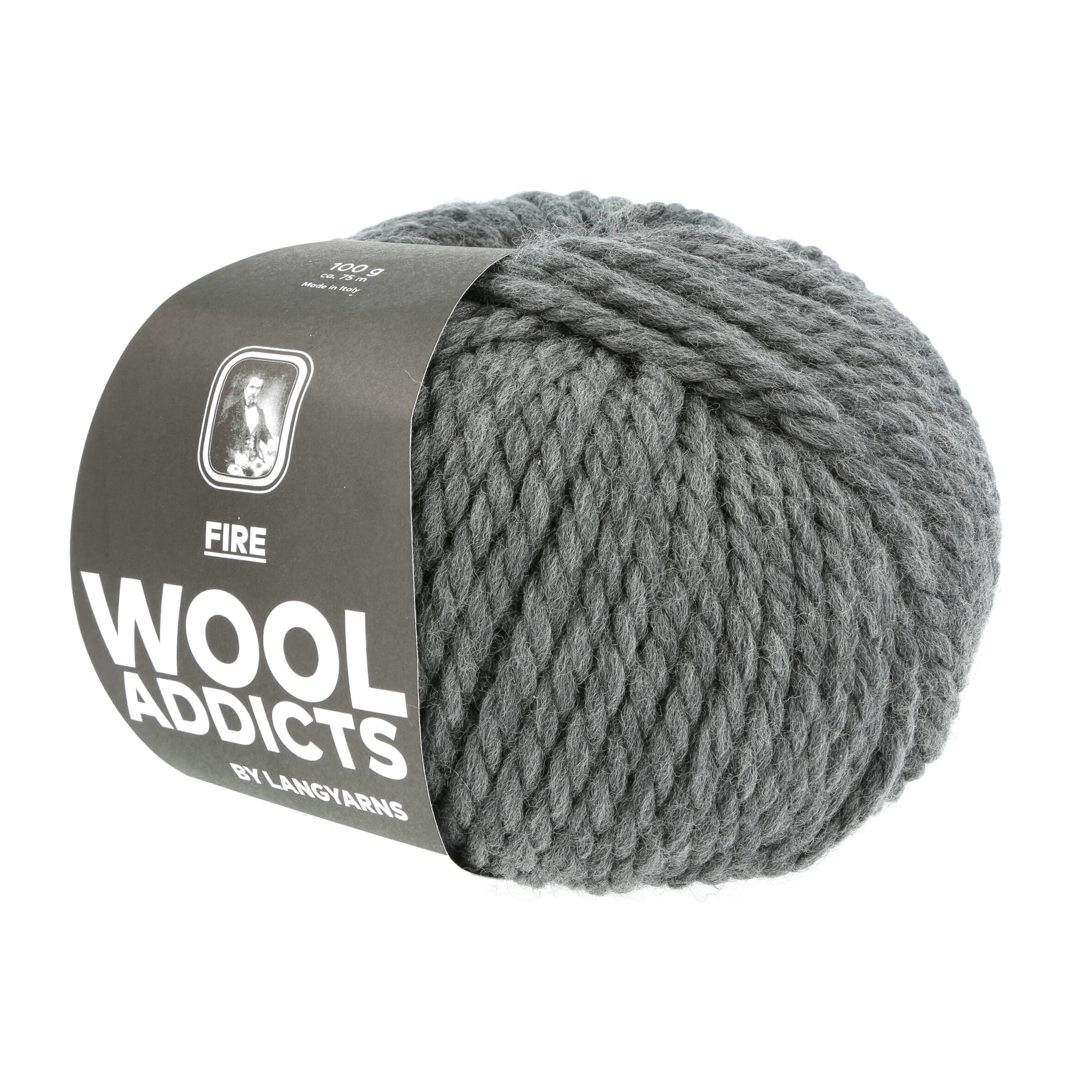 WOOLADDICTS FIRE 0005 MITTELGRAU 100GR