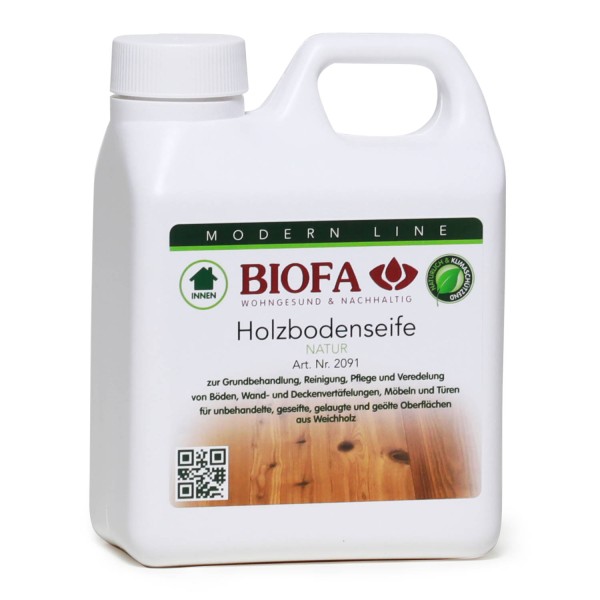 BIOFA 2091 SAPONE PER PAVIMENTI IN LEGNO NATURA 1LT