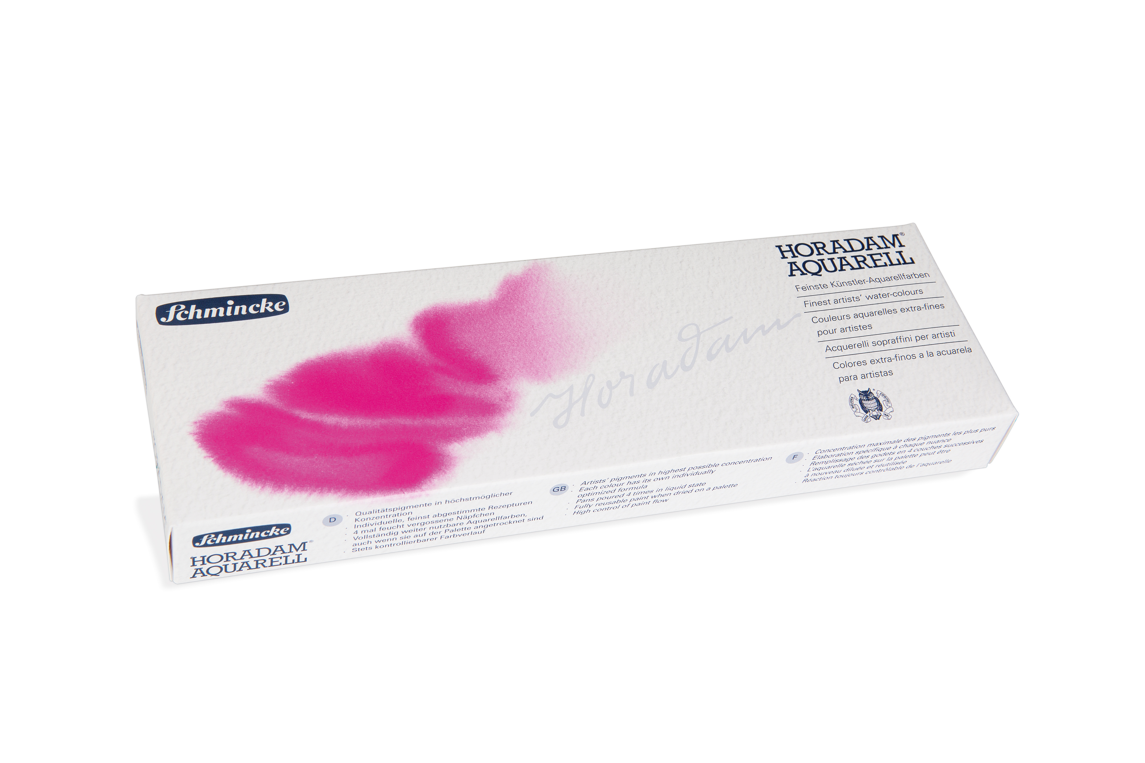 SCHMINCKE HORADAM®  ACQUARELLKASTEN - 12 FEINSTE KÜNSTLER AQUARELLFARBEN 74312