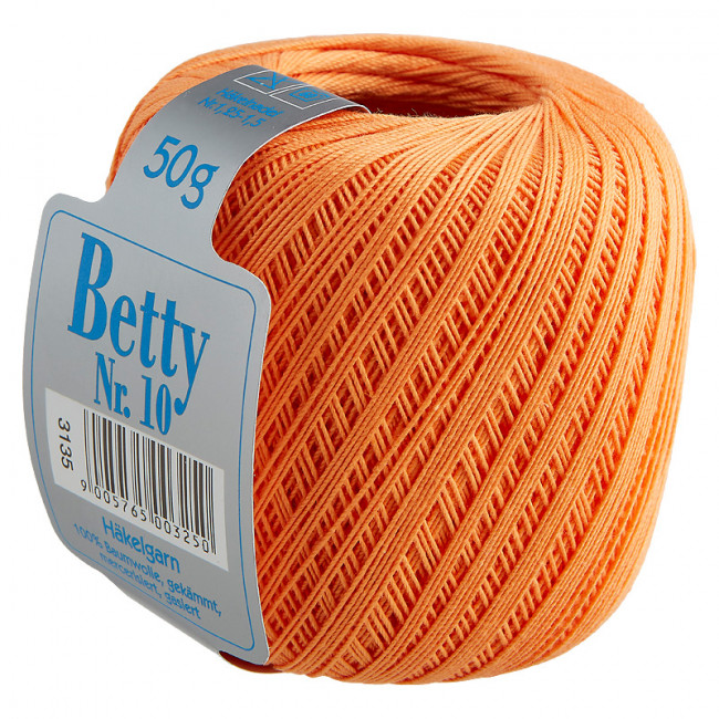 BETTY FILATO ALL`UNCINETTO NR. 10 50GR ARANCIONE