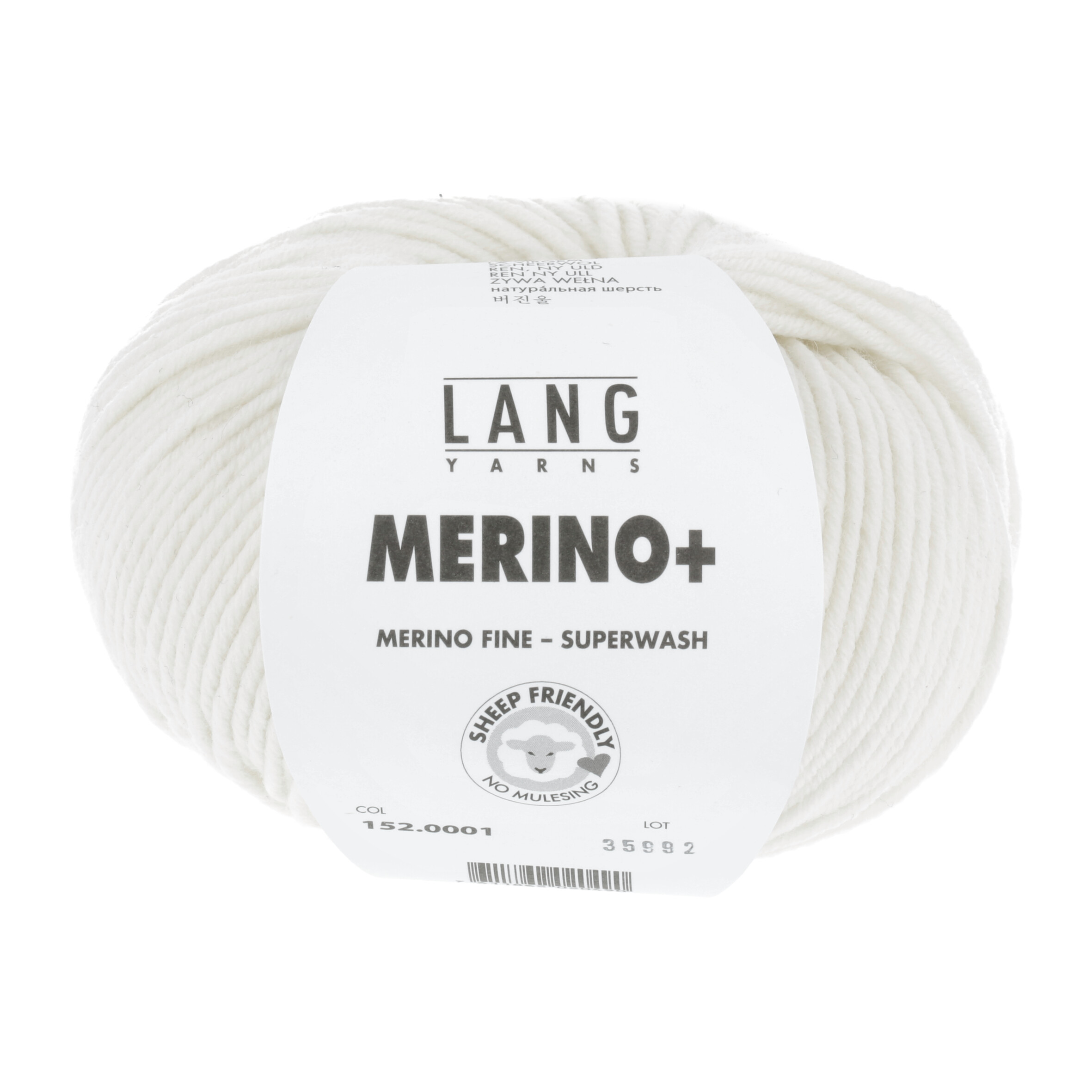 LANG MERINO + 50GR 0001 BIANCO