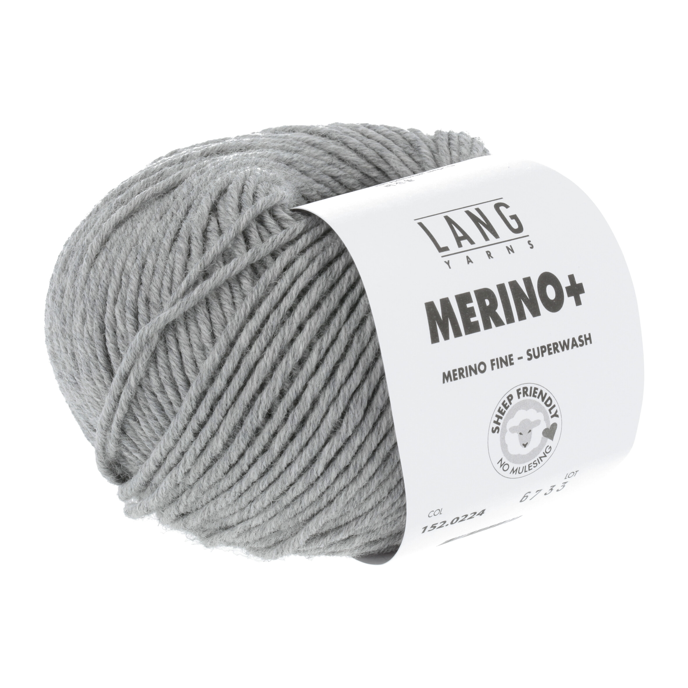 LANG MERINO + 50GR 0224 GRIGIO CHIARO