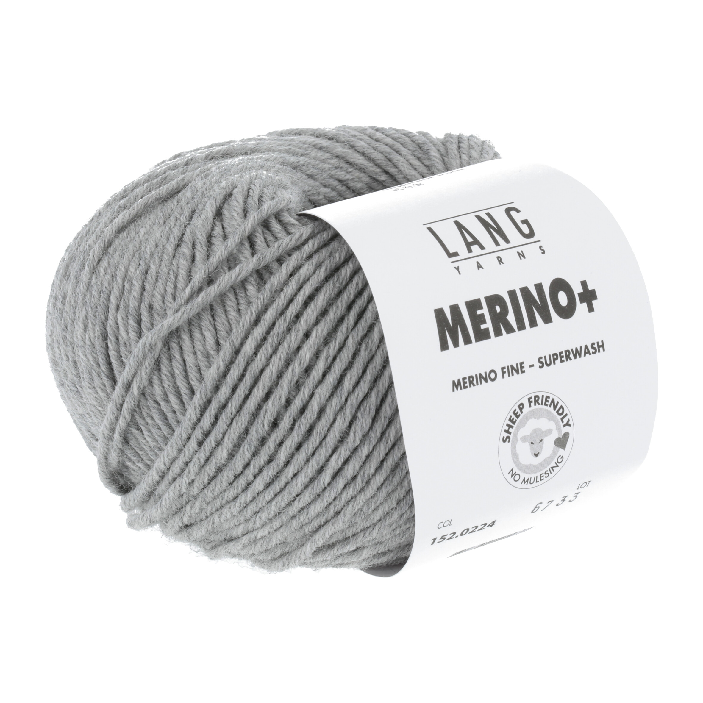 LANG MERINO + 50GR 0224 HELLGRAU