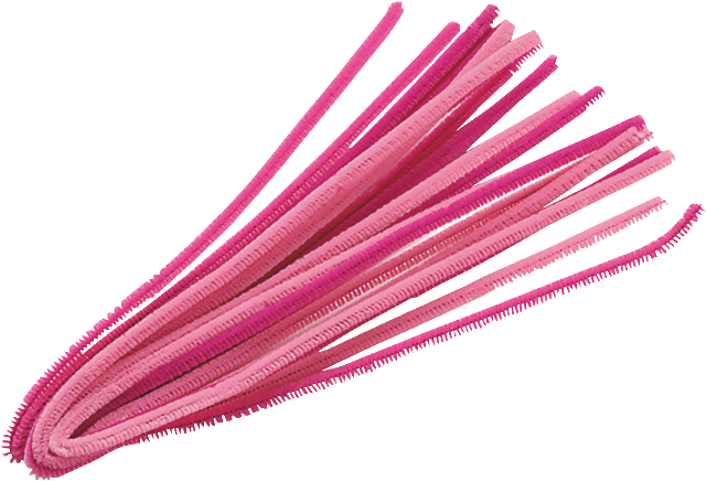 CHENILLEDRAHT 50CM Ø 8CM PINK MIX