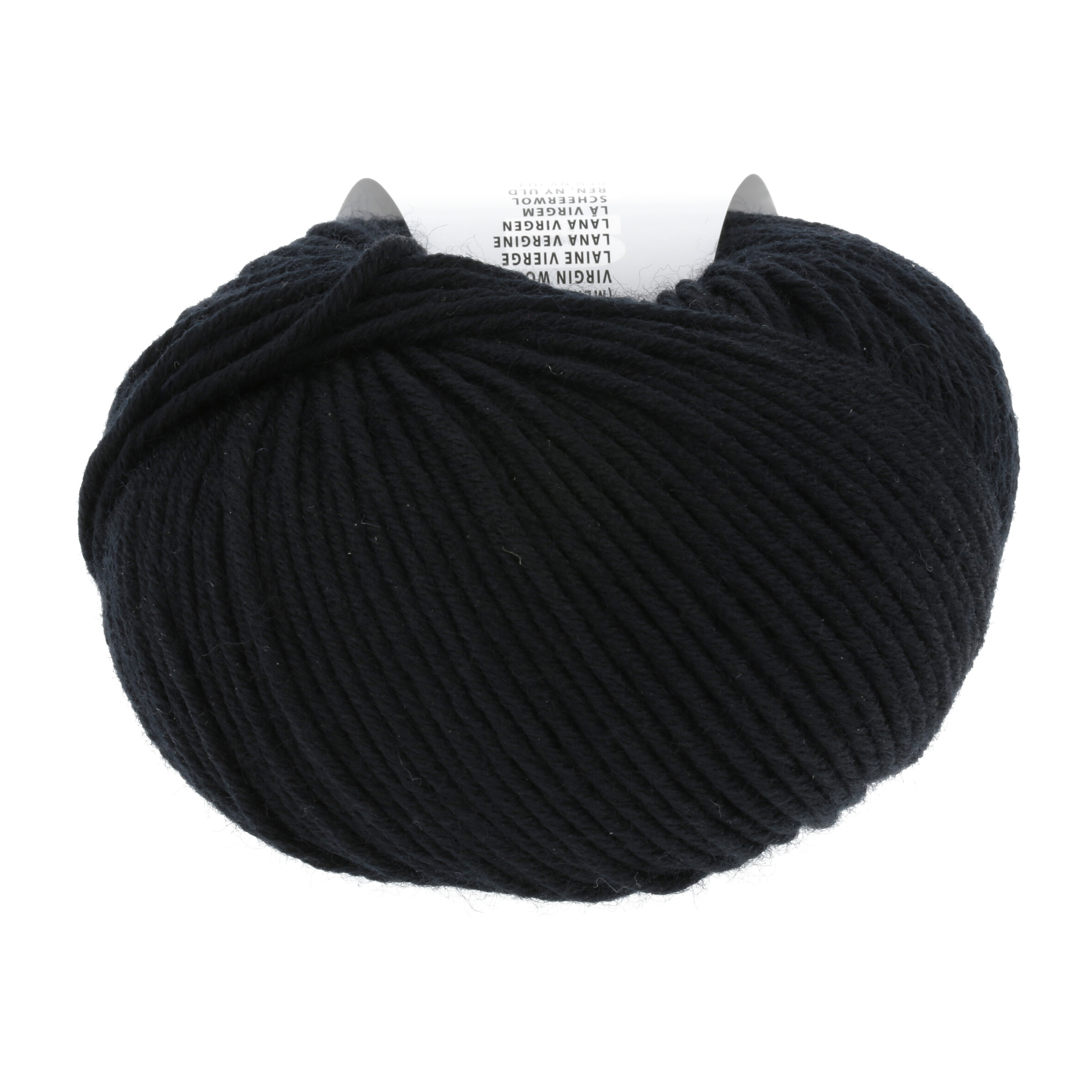 LANG MERINO + 50GR 0004 SCHWARZ