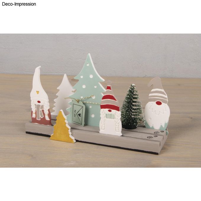 STAMPO IN SILICONE FAMIGLIA DI GNOMI