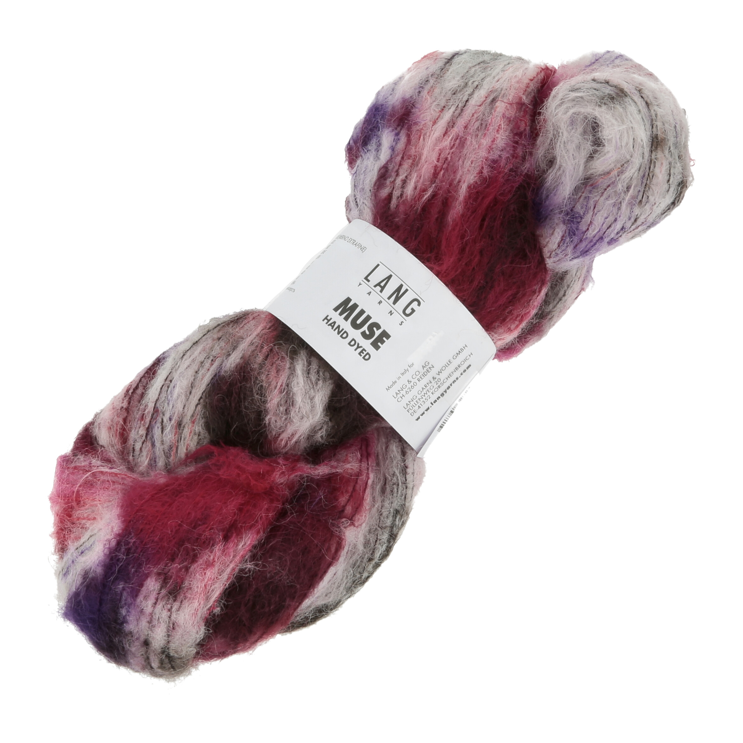 LANG MUSE (HAND DYED) 0001 ROSSO/VIOLA 100GR